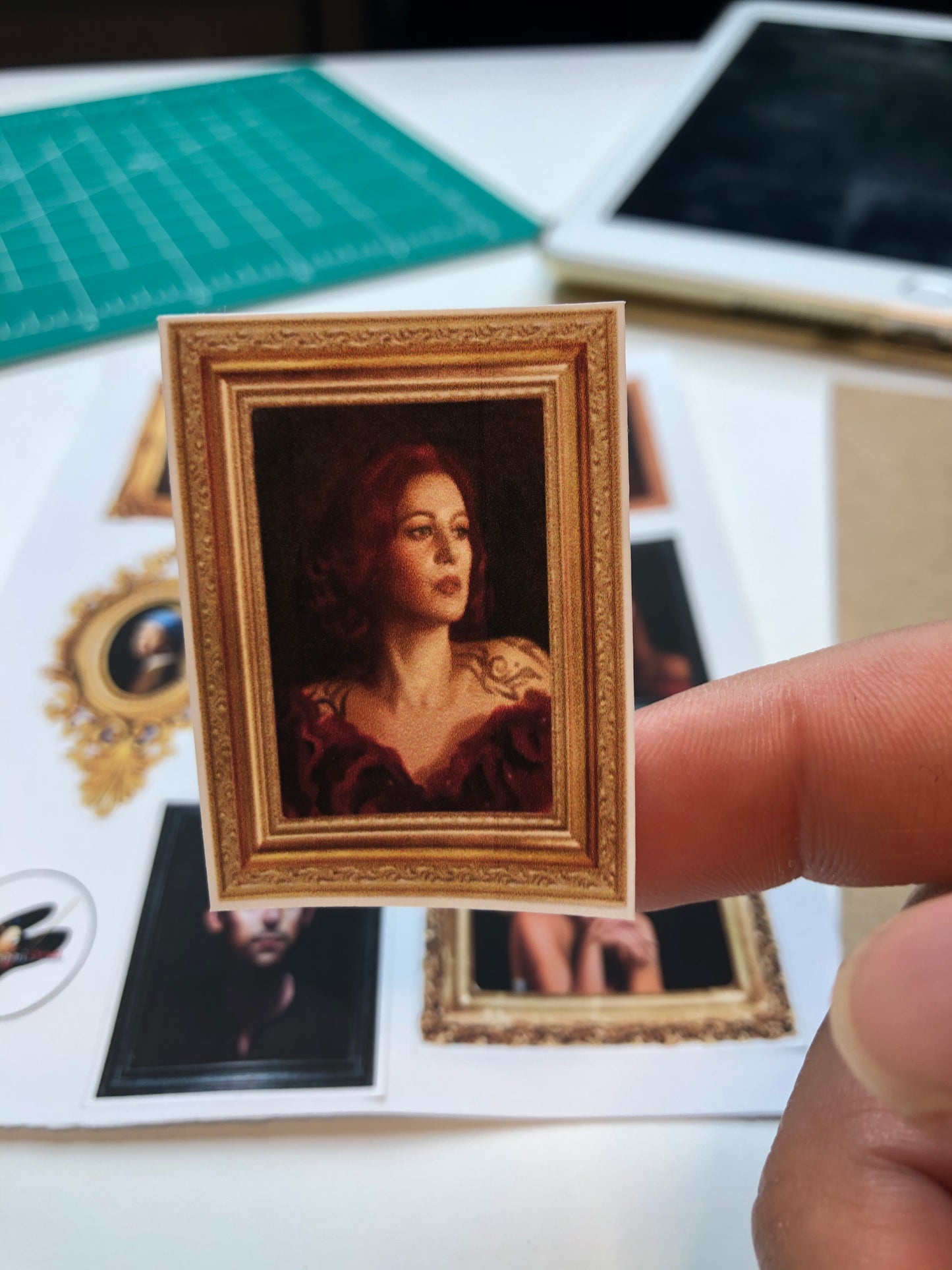 Art Gallery Frames Sticker Sheet #2
