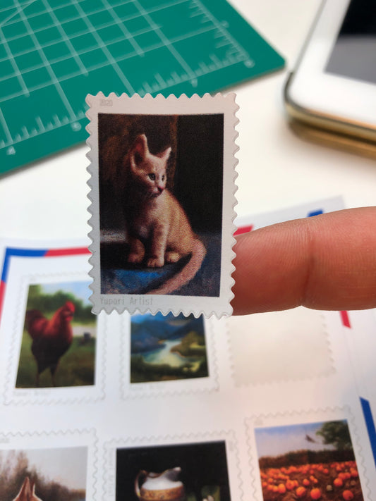 Stamp Style Sticker Sheet #1