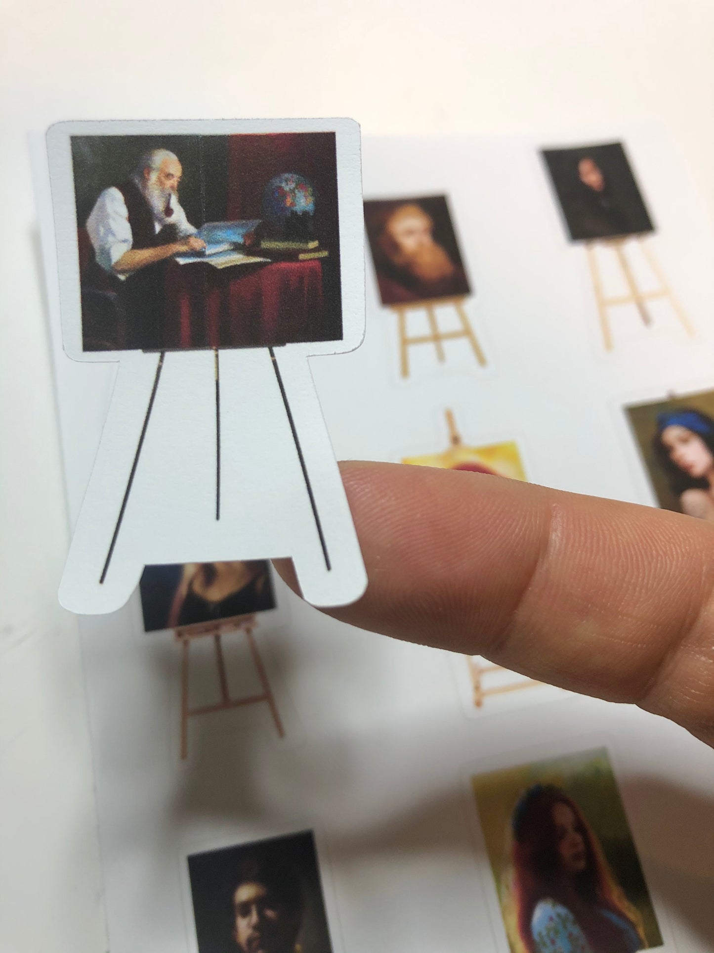 Art Easels Sticker Sheet #3