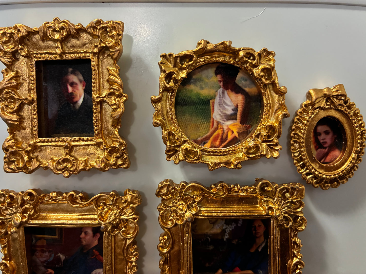 Mini Picture frame Magnets - Set of 5