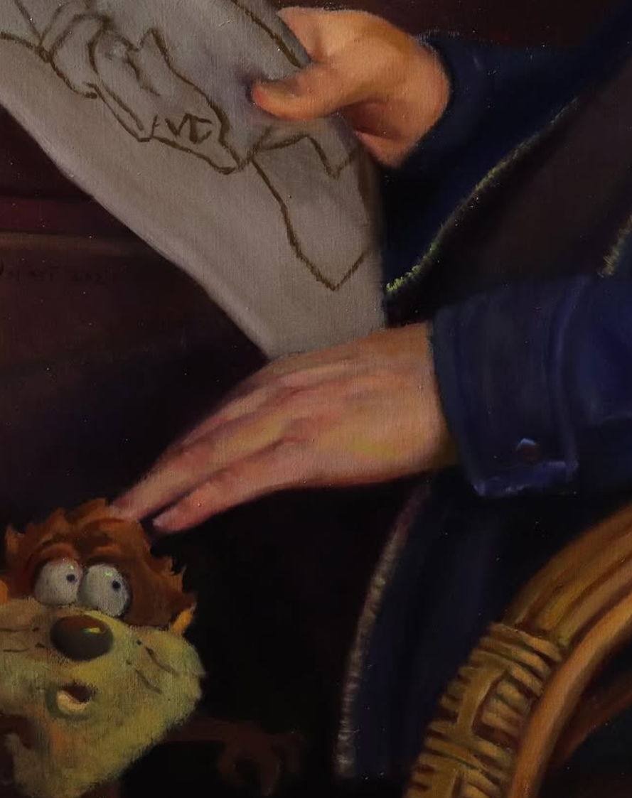 There's a Spider Original Painting