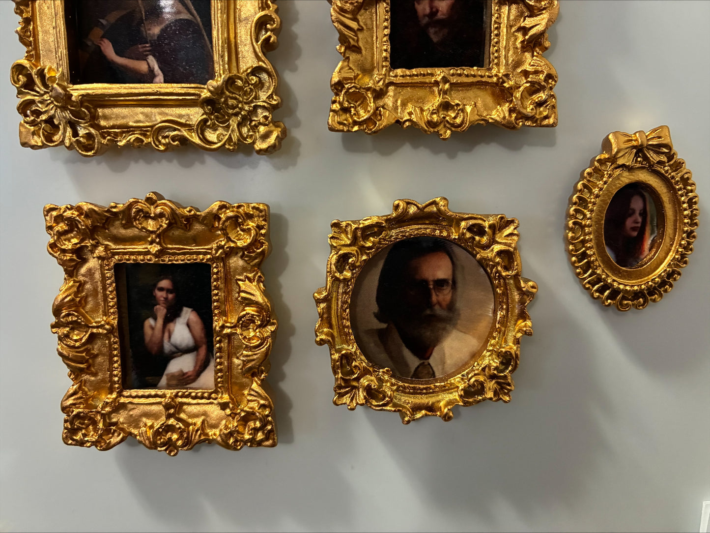 Mini Picture frame Magnets - Set of 5