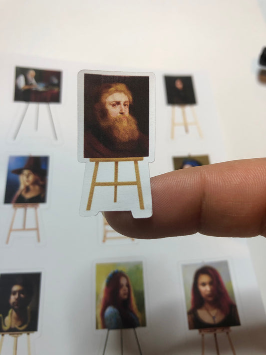 Art Easels Sticker Sheet #3