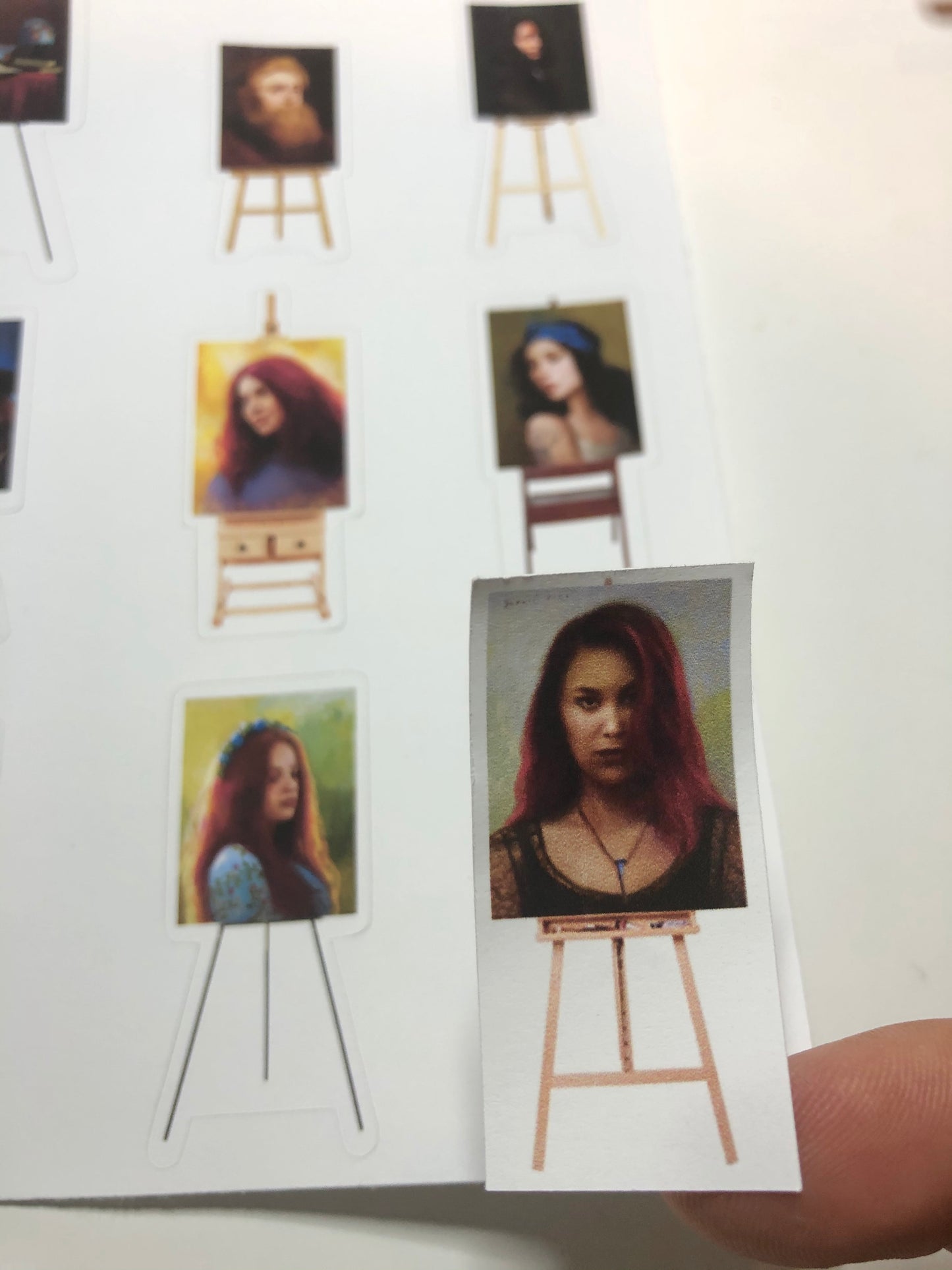 Art Easels Sticker Sheet #3
