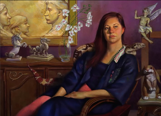 There's a Boa Original Painting